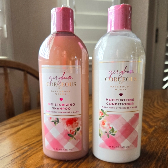 Bath & Body Works Other - 🛍BOGO 50% OFF💕🛁🚿 NWT‼️Bath & Body Works "Gingham Gorgeous" Pair of Hair Care